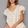 Bohemian Ruffle Lace Top - alldeserved.com