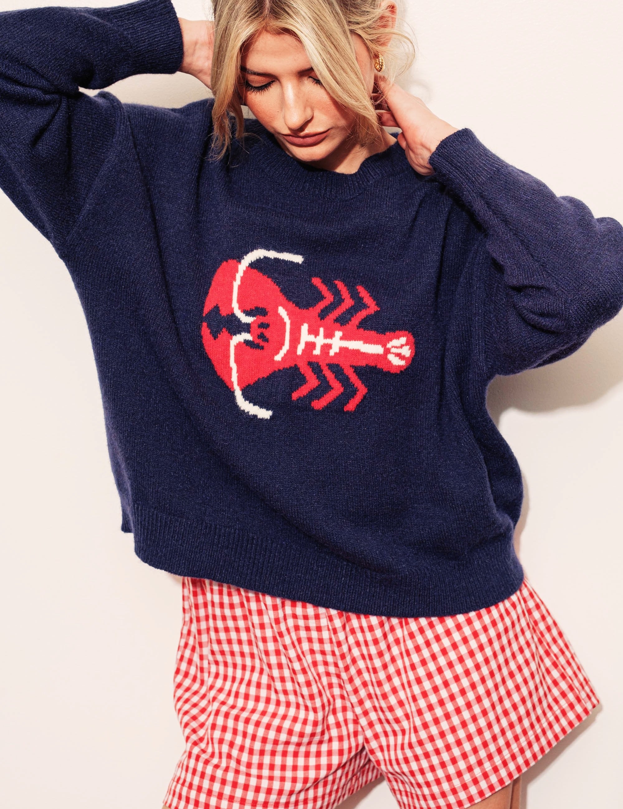 Coastal Lobster Knit Sweater - alldeserved.com