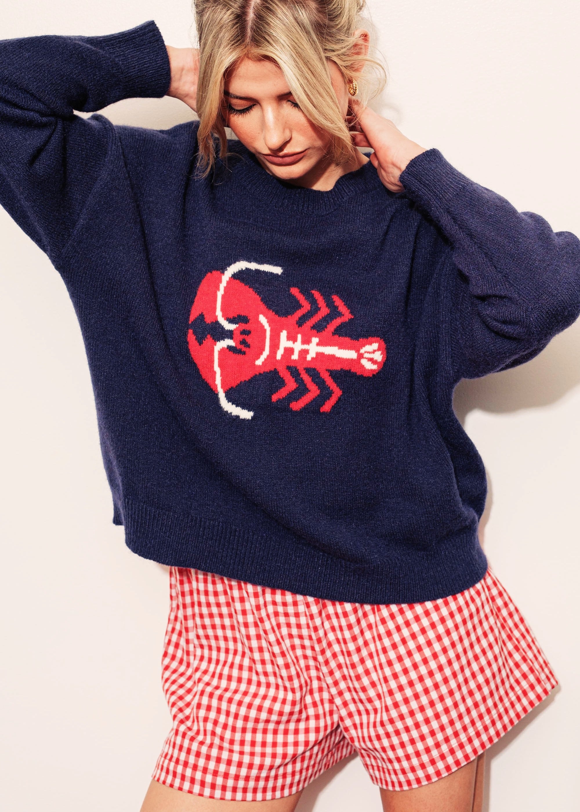 Coastal Lobster Knit Sweater - alldeserved.com
