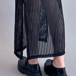Celeste Lined Mesh Long Dress - alldeserved.com