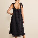 Arianna 3D Dot Midi Dress - alldeserved.com