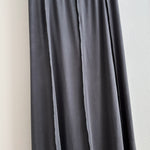 Charcoal Comfy Stretch Midi Skirt - alldeserved.com