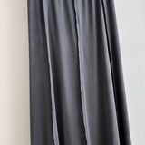 Charcoal Comfy Stretch Midi Skirt - alldeserved.com