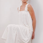 Summer Dream Swiss Dot Maxi Dress - alldeserved.com