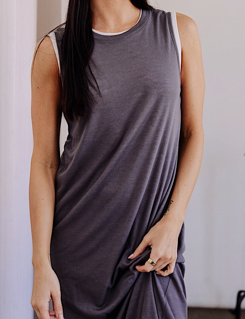 Mona Long Midi T-Shirt Dress - alldeserved.com