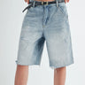 Cruisin Long Baggy Denim Shorts - alldeserved.com
