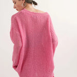 COZY Distressed Loose Pullover Sweater - alldeserved.com
