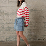 Effie Denim Cargo Shorts - alldeserved.com