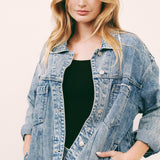 Porta Swing Oversized Denim Jacket - alldeserved.com