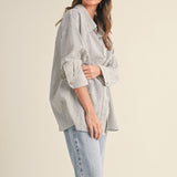Sunday Stroll Striped Button-Up - alldeserved.com