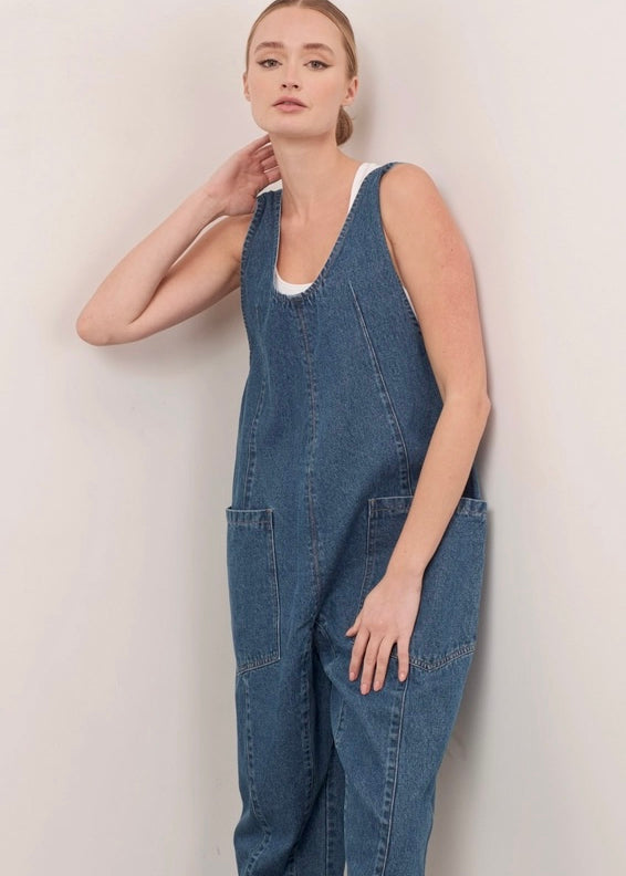 High Roller Denim Jumpsuit - alldeserved.com