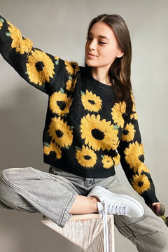 Harvest Bloom Knit Sweater - alldeserved.com