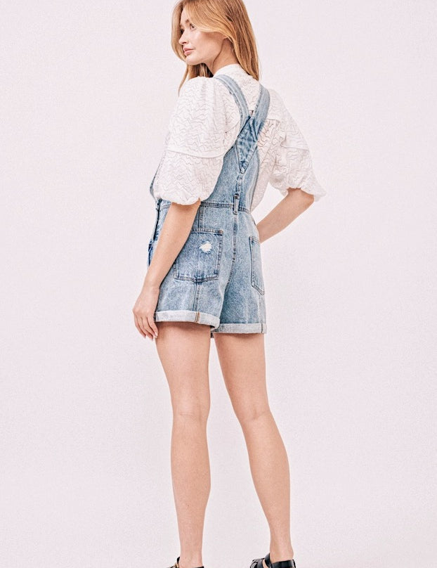 Ziggy Stardust Denim Shortall Jumpsuit - alldeserved.com