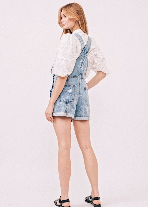 Ziggy Stardust Denim Shortall Jumpsuit - alldeserved.com