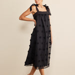 Arianna 3D Dot Midi Dress - alldeserved.com
