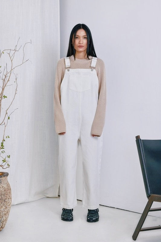 Nolan Barrel Leg Denim Overalls - alldeserved.com