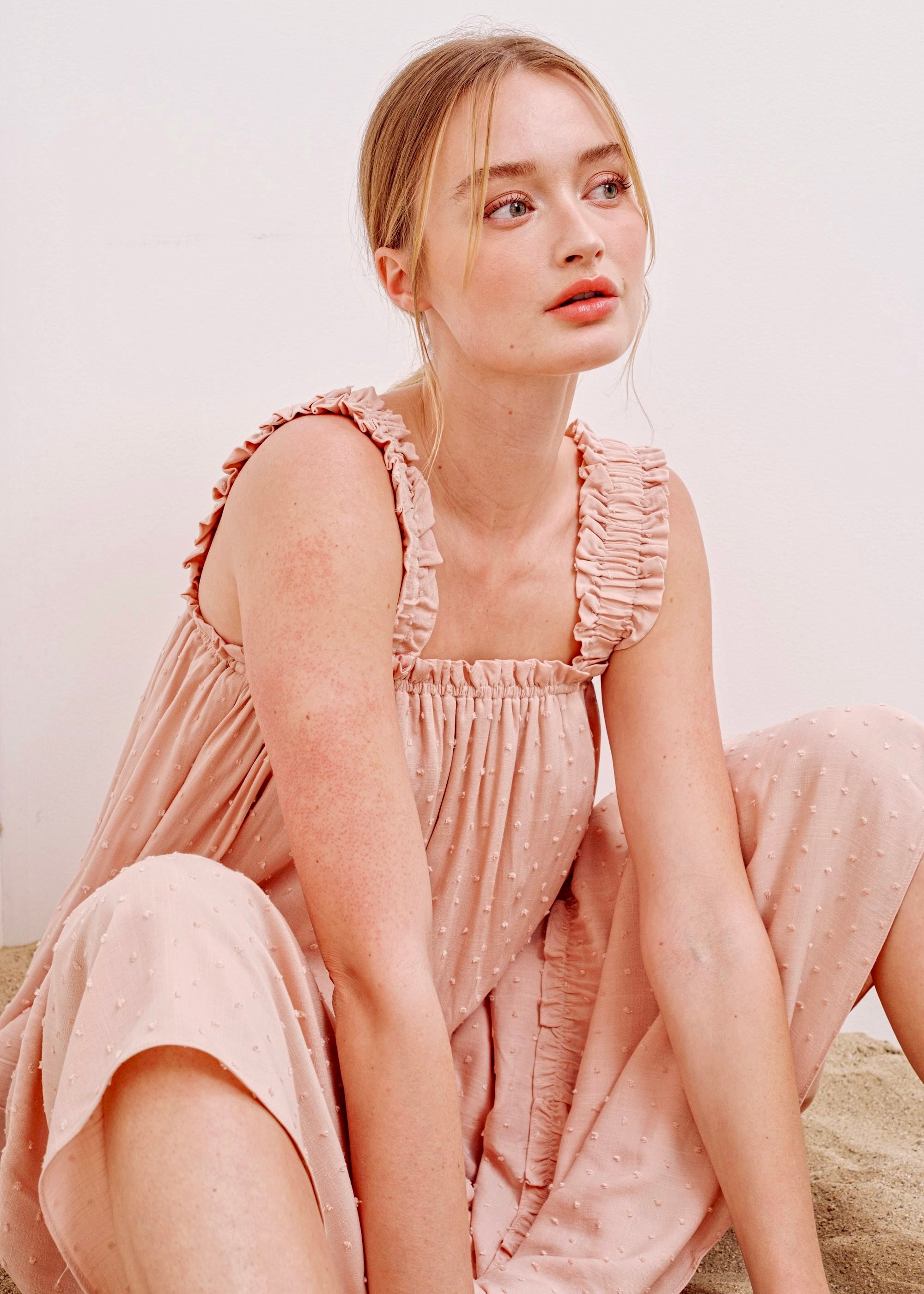 Summer Dream Swiss Dot Maxi Dress - alldeserved.com