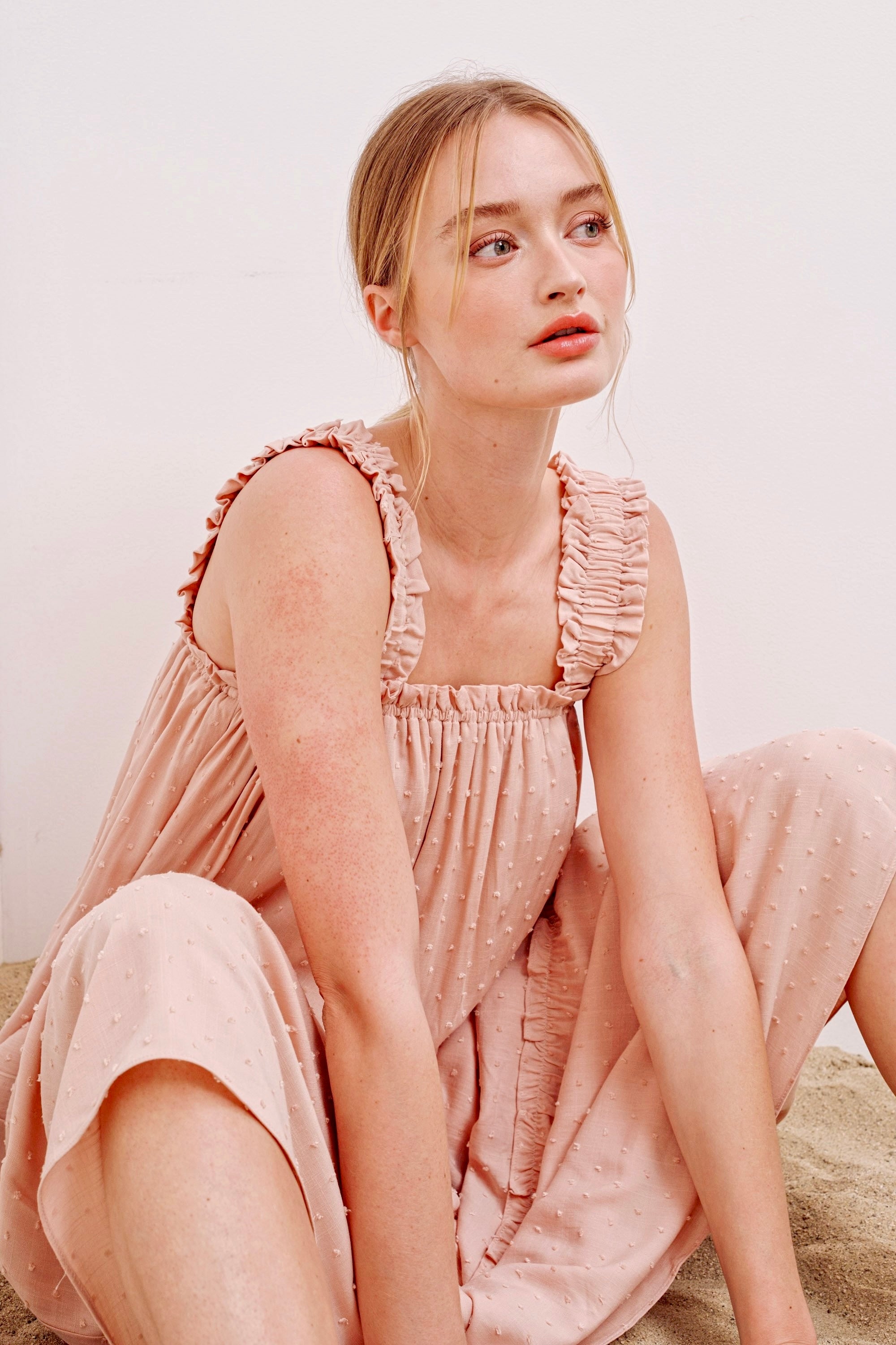 Summer Dream Swiss Dot Maxi Dress - alldeserved.com
