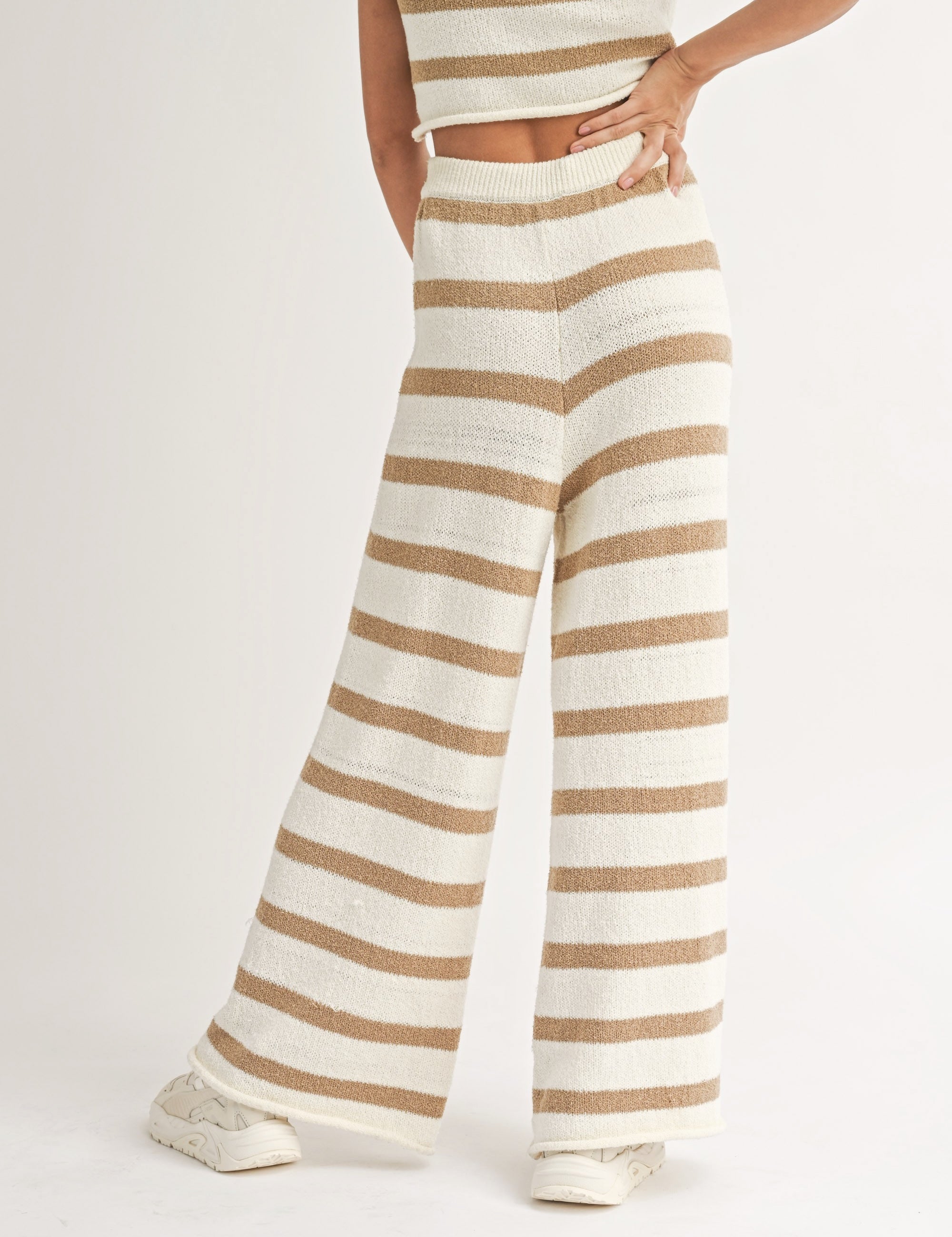 Sweet Talk Striped Sweater Set - alldeserved.com