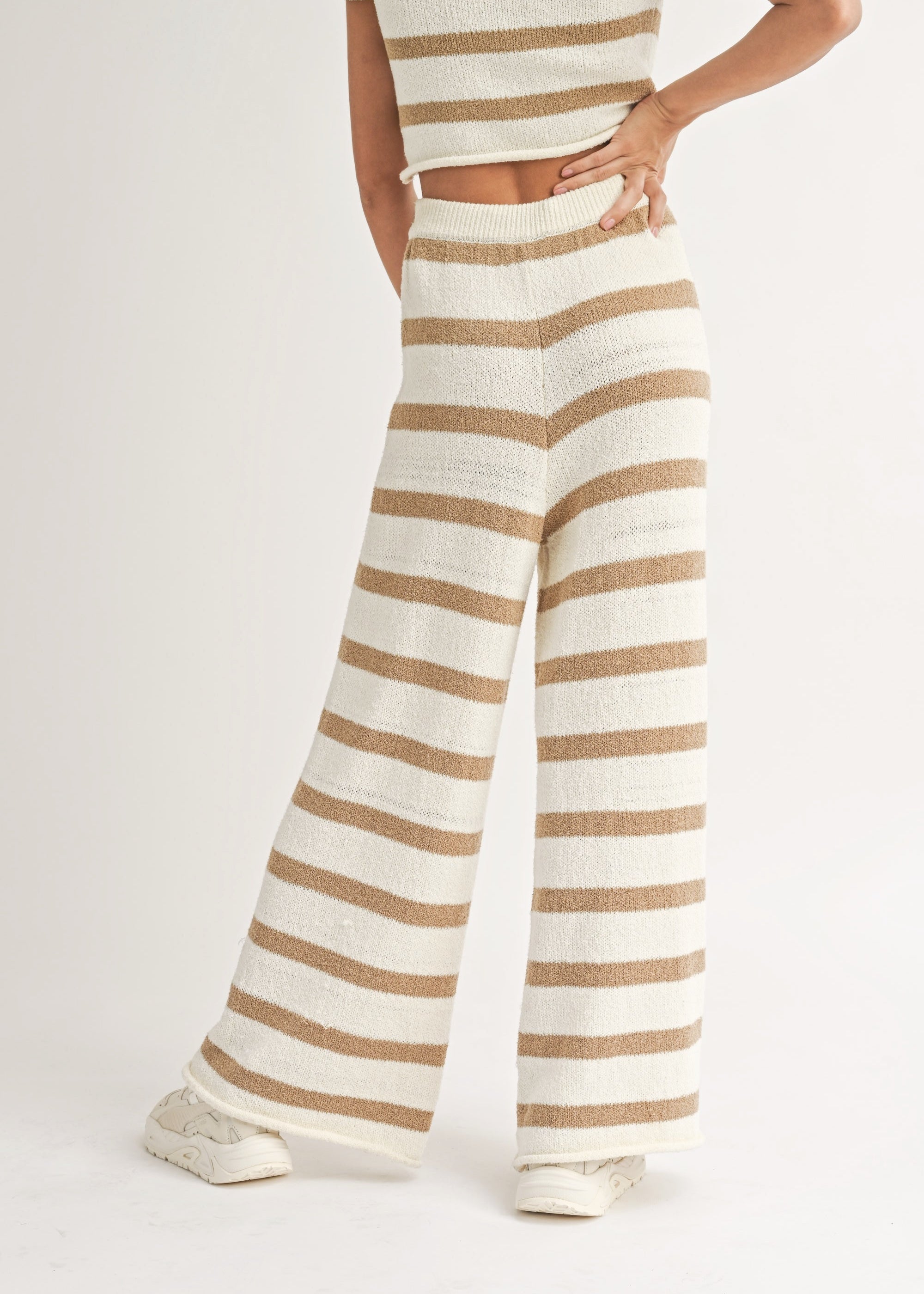 Sweet Talk Striped Sweater Set - alldeserved.com