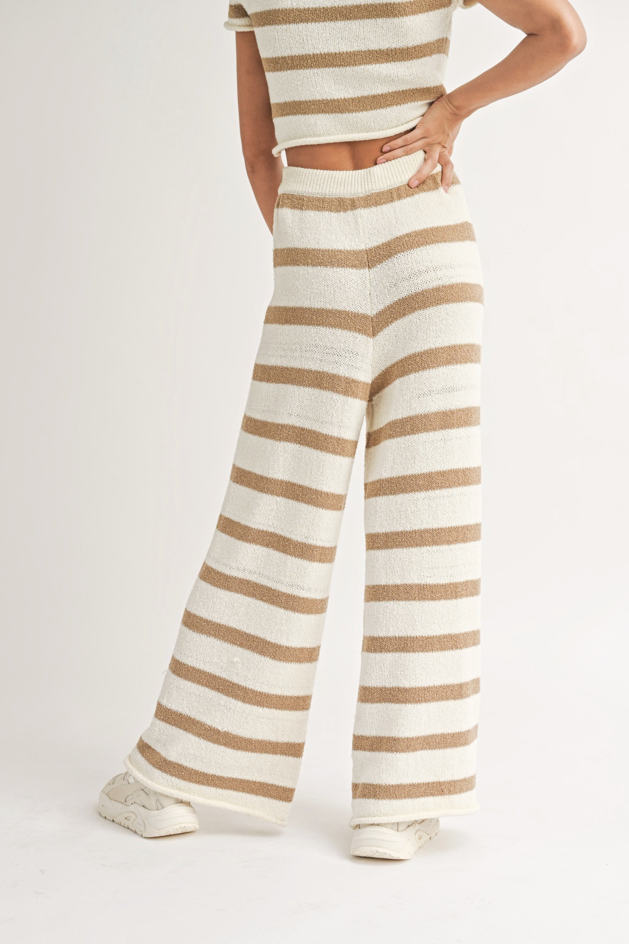 Sweet Talk Striped Sweater Set - alldeserved.com