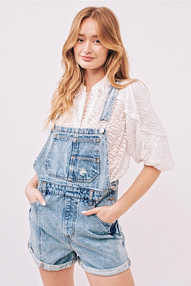 Ziggy Stardust Denim Shortall Jumpsuit - alldeserved.com