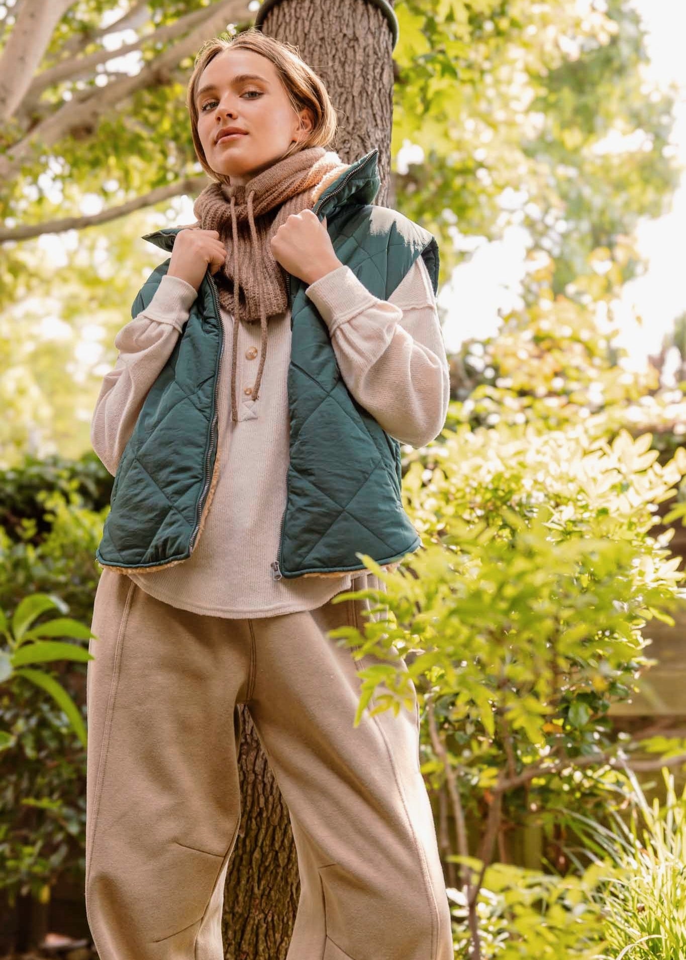 Cozy Trails Fleece Puffer Vest - alldeserved.com