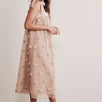 Arianna 3D Dot Midi Dress - alldeserved.com