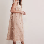 Arianna 3D Dot Midi Dress - alldeserved.com