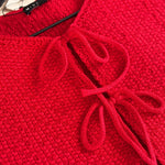 Mila Knit Tie-Front Vest - alldeserved.com