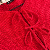 Mila Knit Tie-Front Vest - alldeserved.com