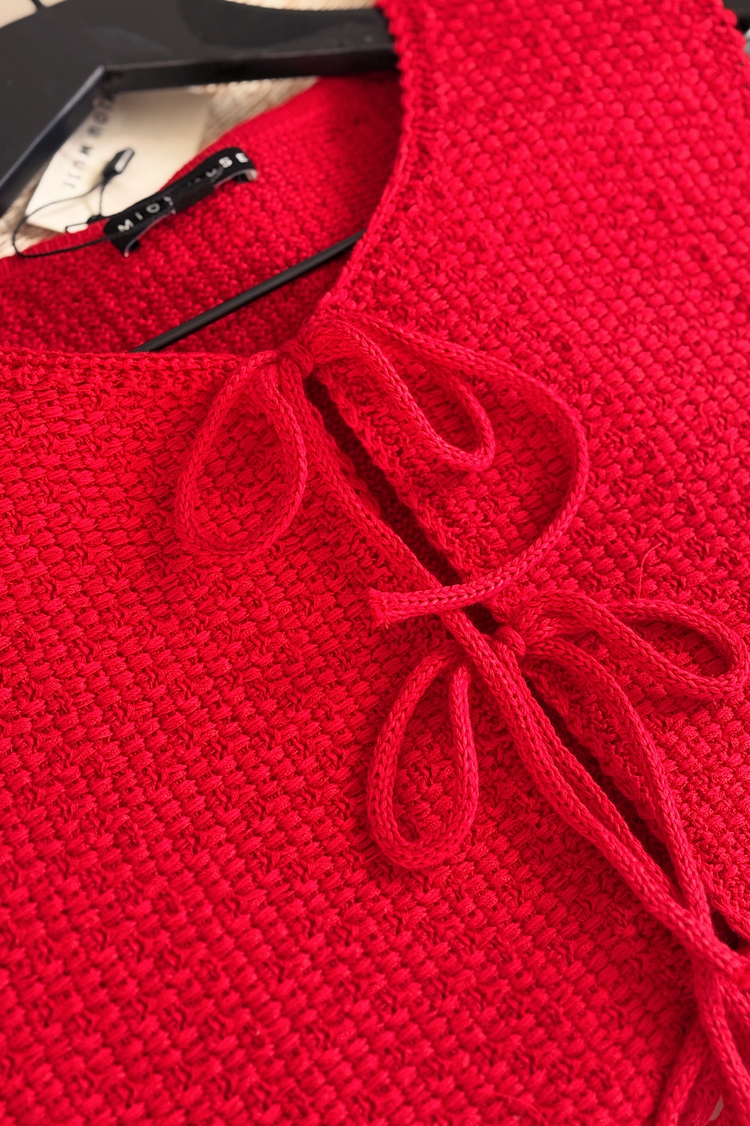 Mila Knit Tie-Front Vest - alldeserved.com