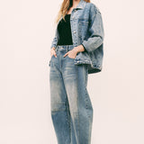 Porta Swing Oversized Denim Jacket - alldeserved.com