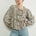 Amara Bow Leopard Denim Blouse - alldeserved.com