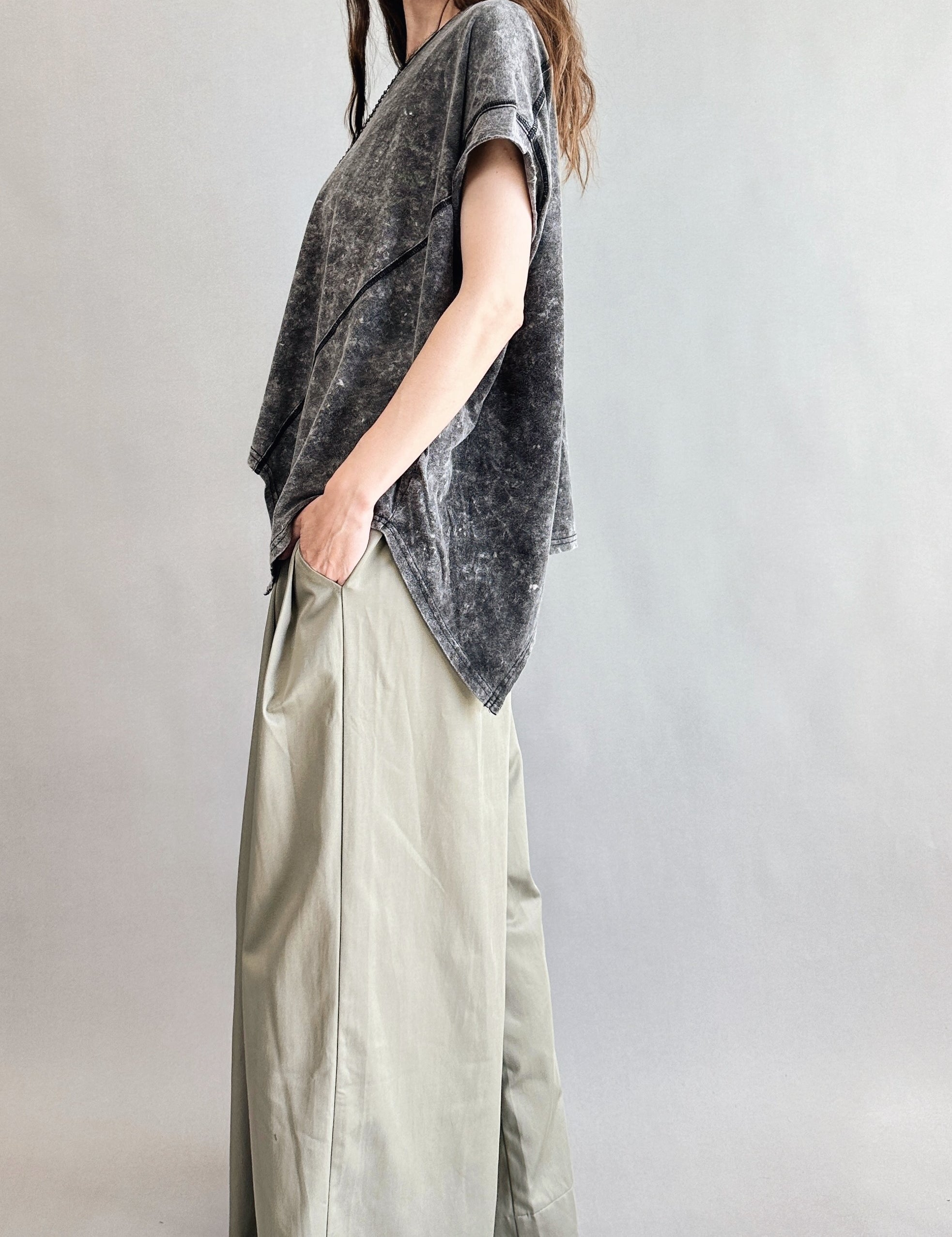 Trinity Flowy Oversized Top - alldeserved.com