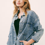 Porta Swing Oversized Denim Jacket - alldeserved.com