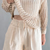 In Bloom Scallop Hem Shorts - alldeserved.com