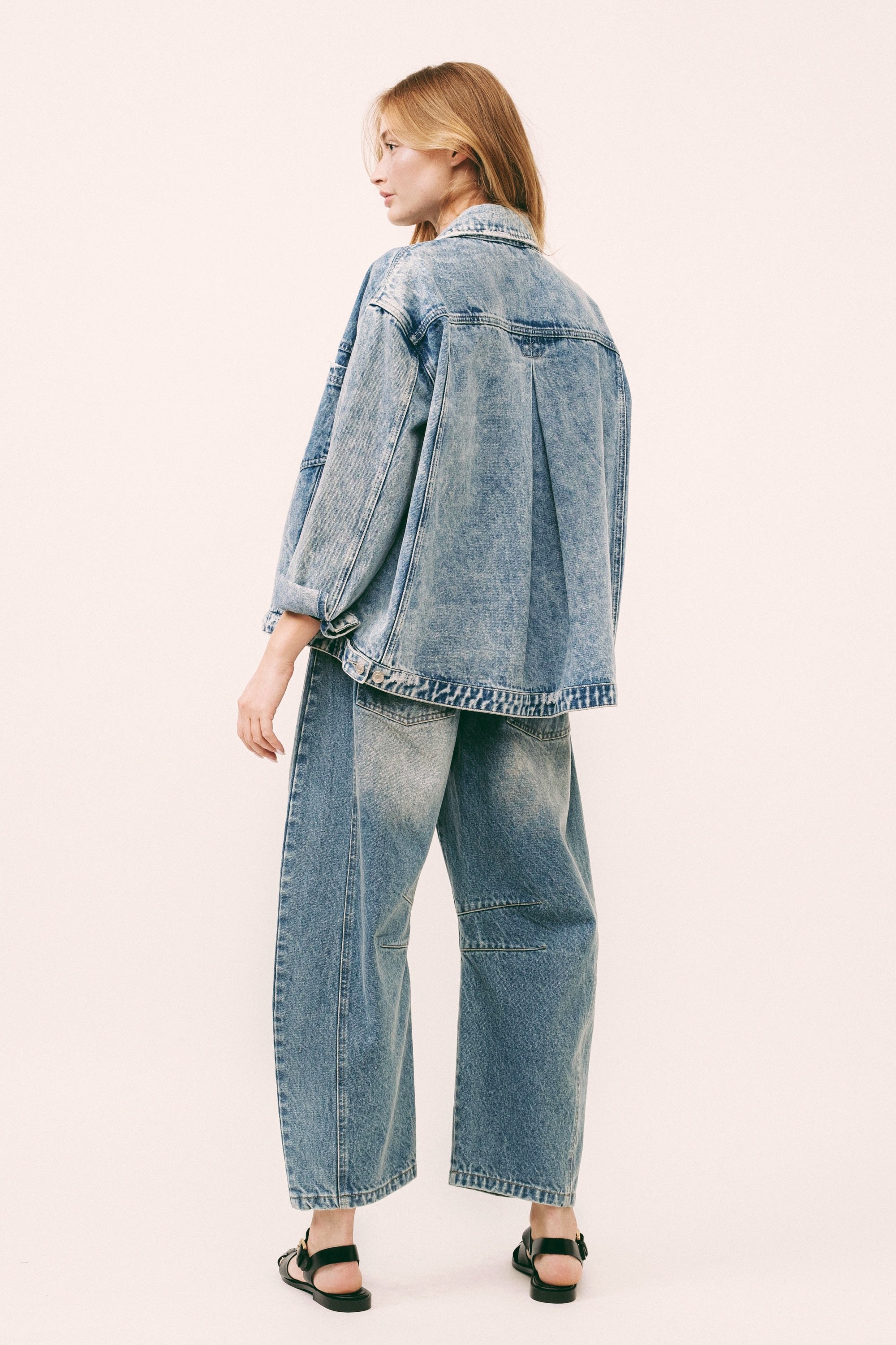 Porta Swing Oversized Denim Jacket - alldeserved.com