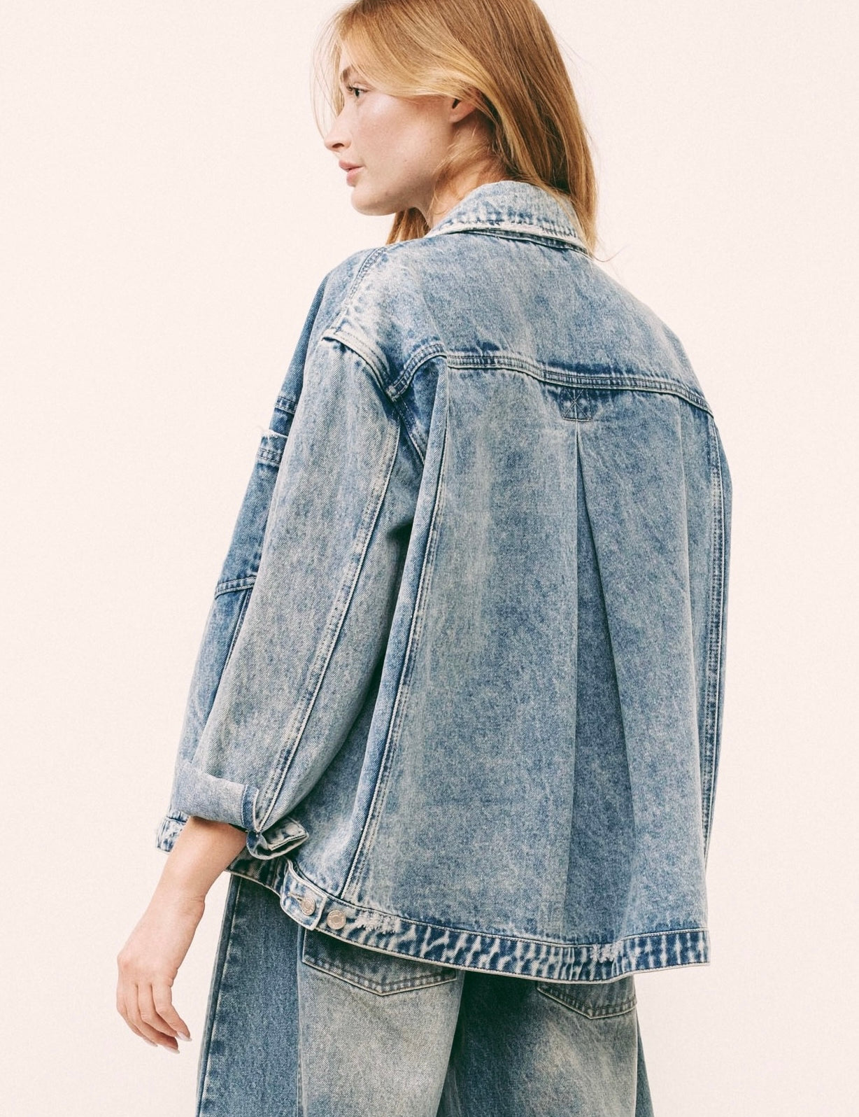 Porta Swing Oversized Denim Jacket - alldeserved.com