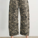 Good Luck Barrel Jeans - Leopard