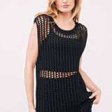 Sahara Mesh Sweater Dress - alldeserved.com