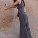Charcoal Comfy Stretch Midi Skirt - alldeserved.com