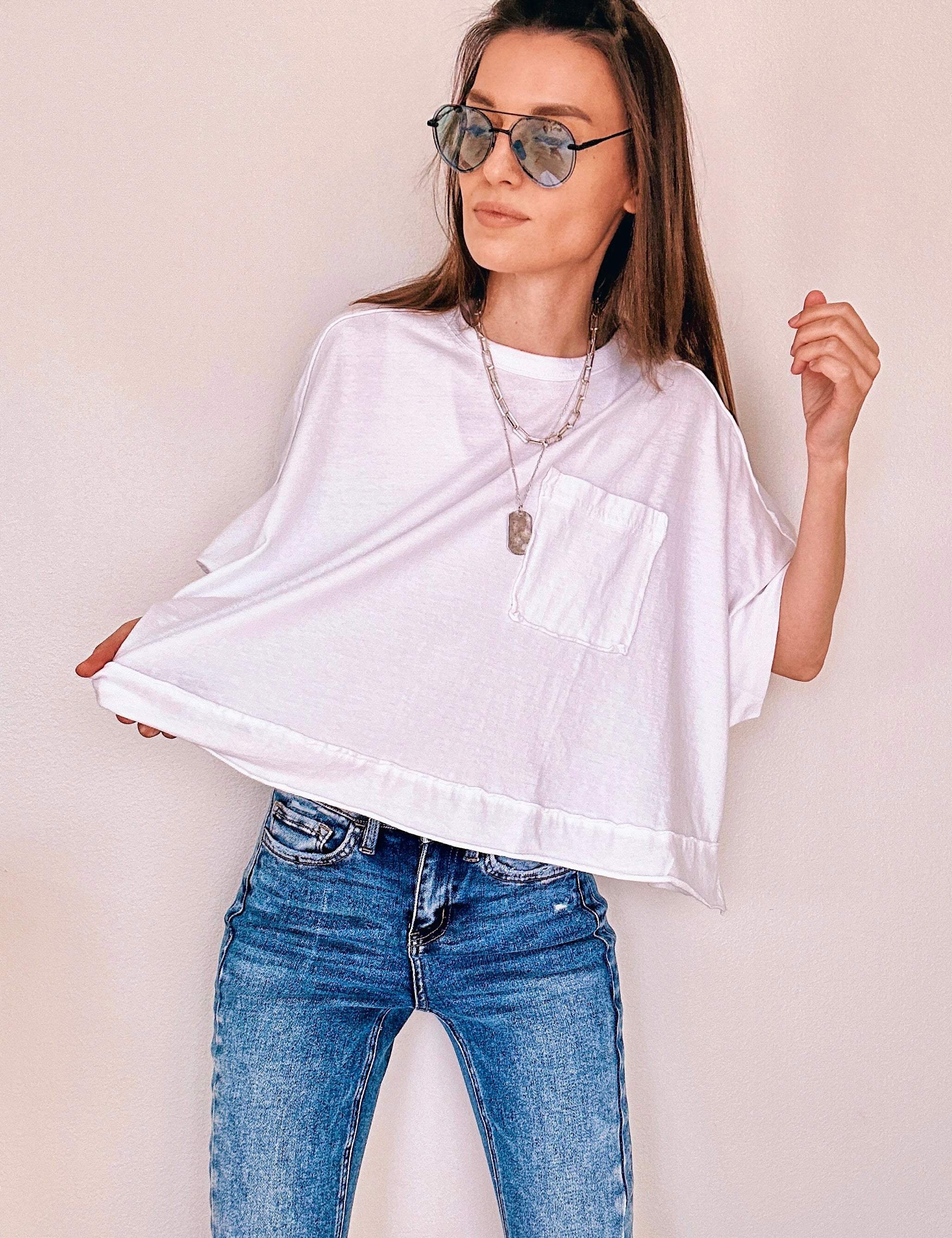 Hot Season Oversized Cropped T-Shirt - alldeserved.com