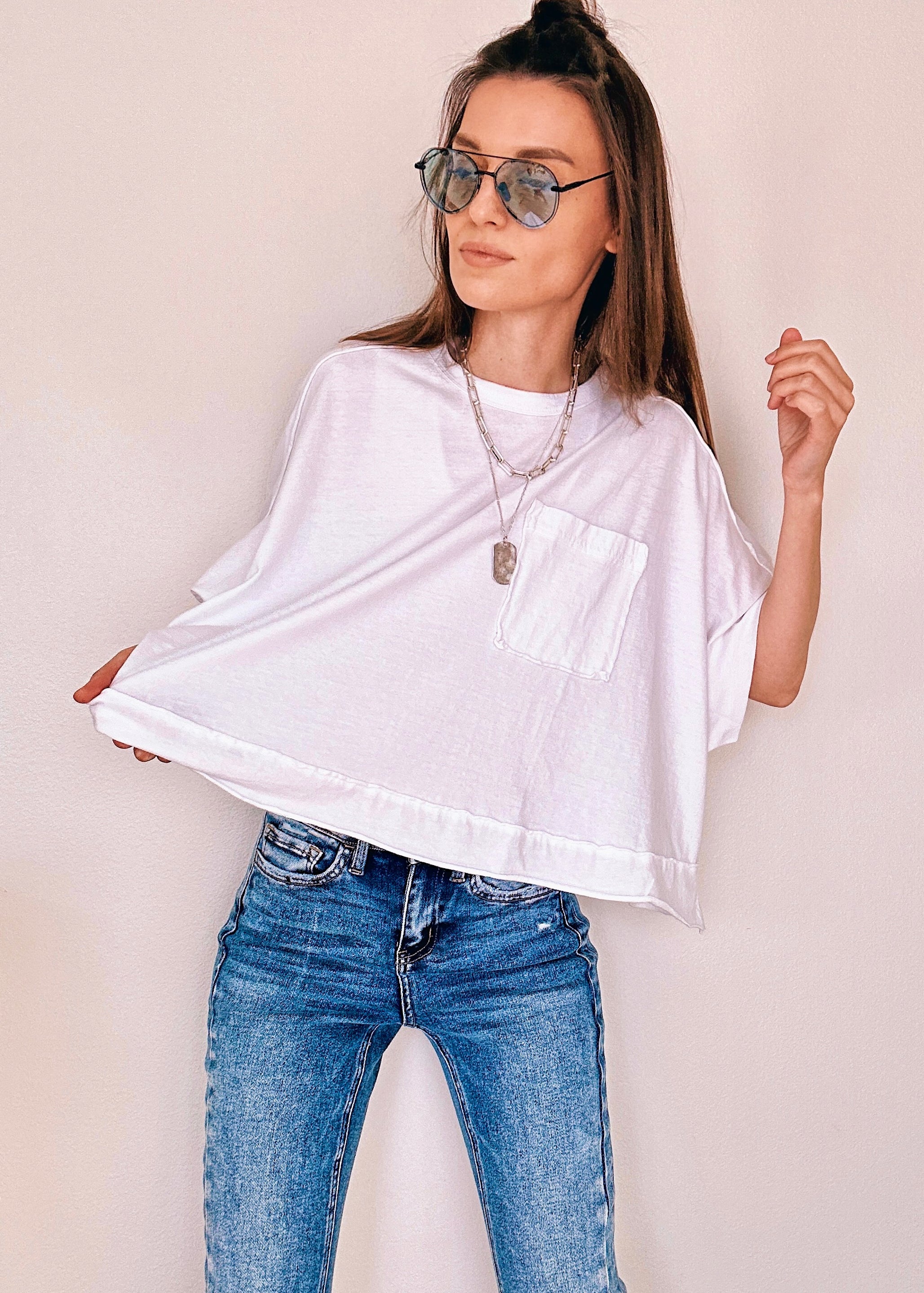 Hot Season Oversized Cropped T-Shirt - alldeserved.com