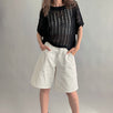 Donnie Wide-Leg Denim Bermuda Shorts - alldeserved.com