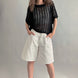 Donnie Wide-Leg Denim Bermuda Shorts - alldeserved.com
