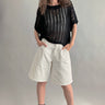 Donnie Wide-Leg Denim Bermuda Shorts - alldeserved.com