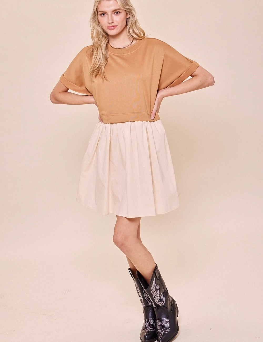 Soft Blend Mini Dress - alldeserved.com