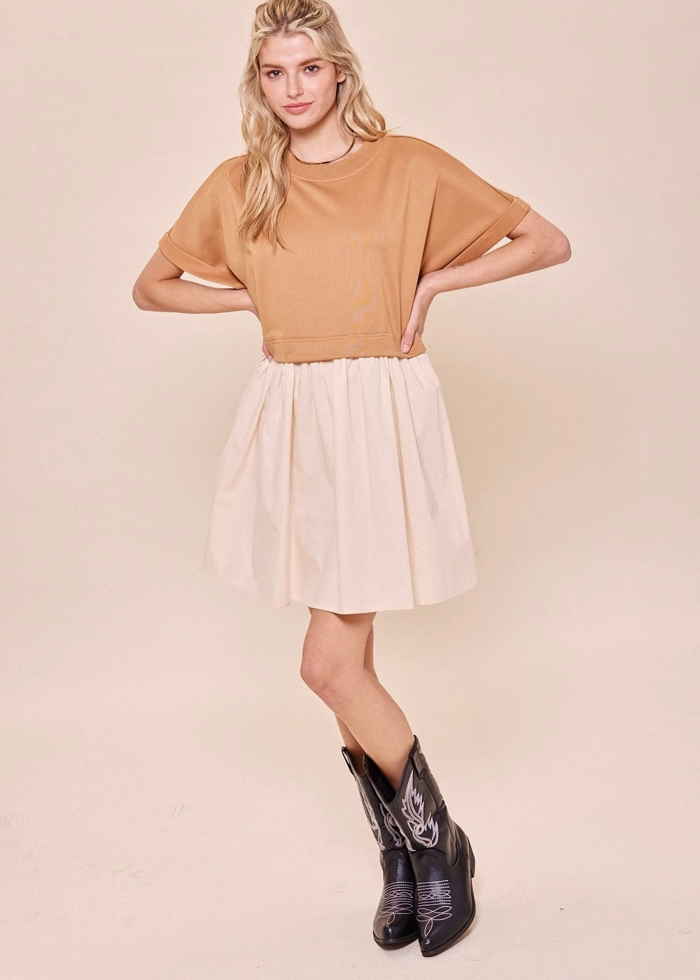 Soft Blend Mini Dress - alldeserved.com