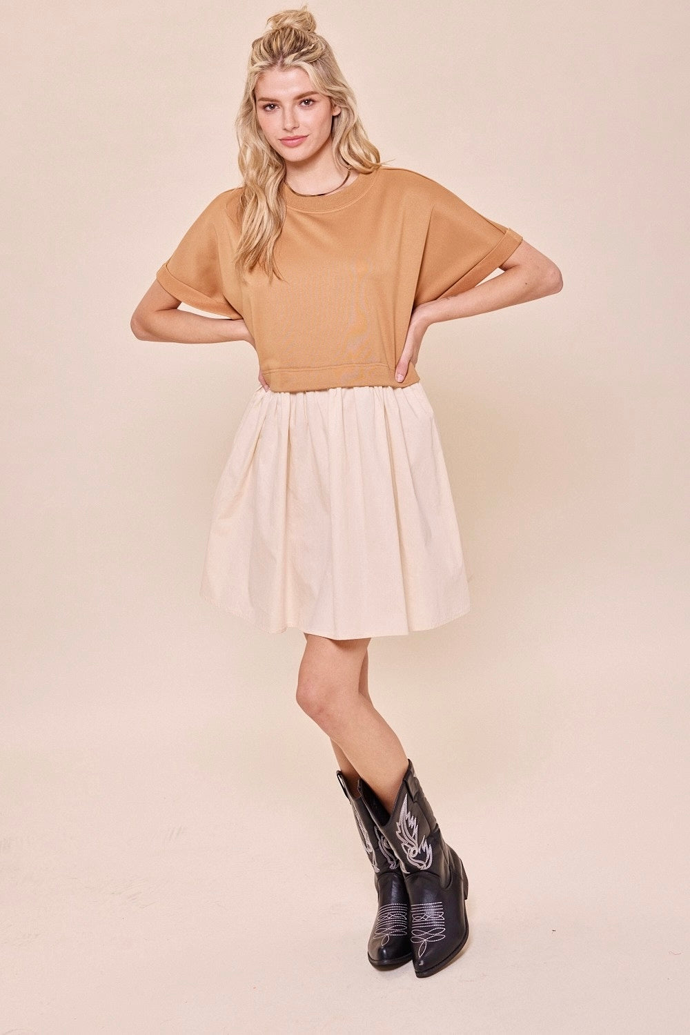 Soft Blend Mini Dress - alldeserved.com
